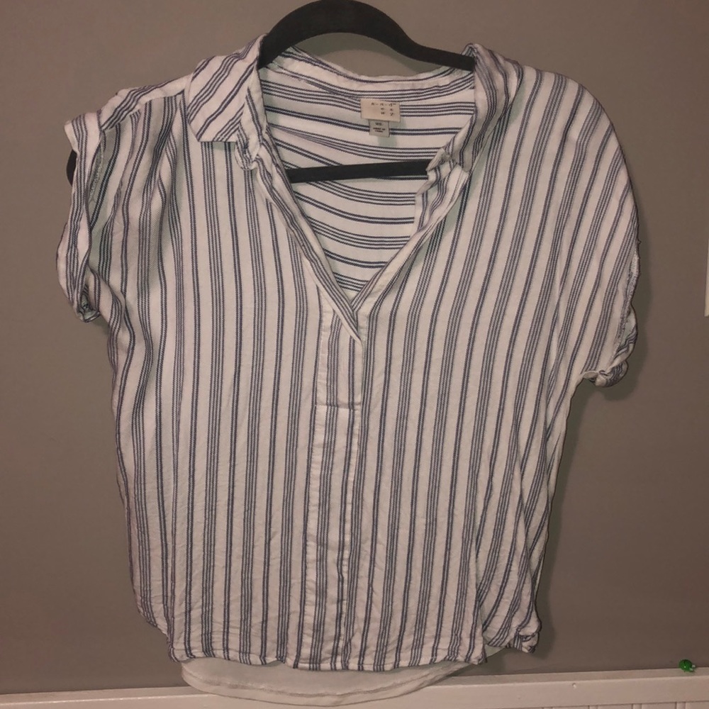 Striped blouse T-shirt
